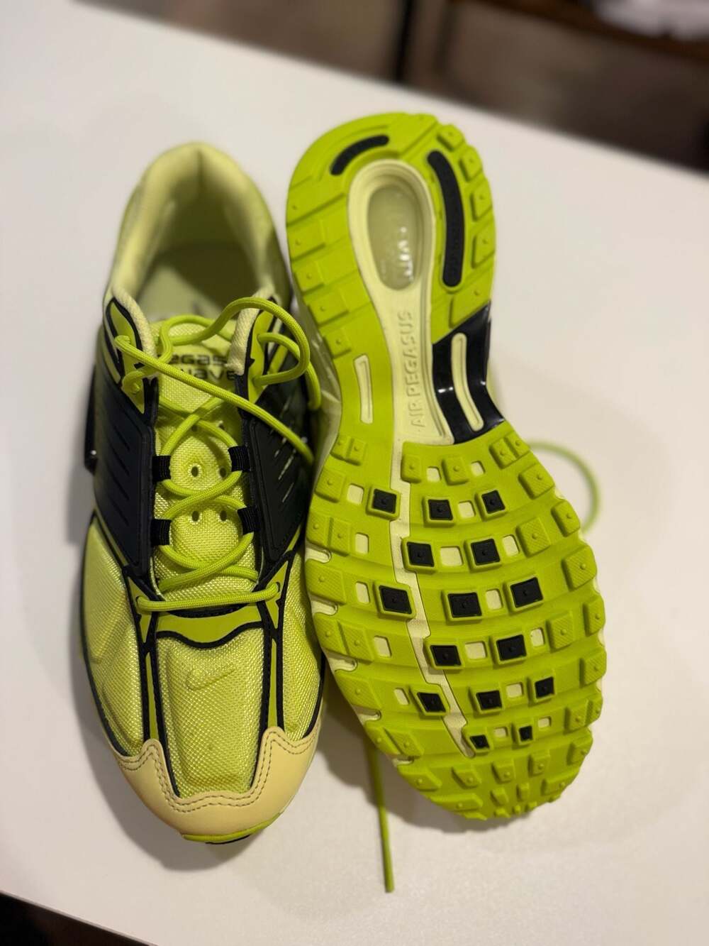 Nike Air Pegasus Wave Lime Blast Black Size 12.5